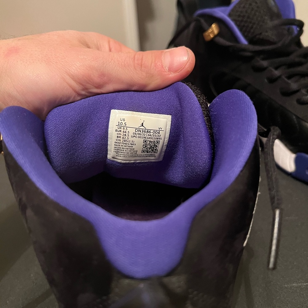 Air Jordan Black and blue jumpman concord - Picture 4 of 4